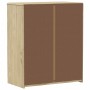 Cajonera SAUDA madera maciza de pino color roble 76,5x39x91 cm by vidaXL, Drawers - Ref: Foro24-377595, Price: 145,54 €, Disc...