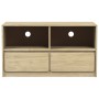TV-Möbel SAUDA aus massiver Kiefer in Eichenfarbe, 99x43x55 cm. von vidaXL, TV-Möbel - Ref: Foro24-377597, Preis: 120,14 €, R...