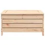 Gartenhocker mit massivem Kiefernholz und Kissen von vidaXL, Modulare Sofas für den Außenbereich - Ref: Foro24-844926, Preis:...
