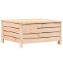Gartenhocker mit massivem Kiefernholz und Kissen von vidaXL, Modulare Sofas für den Außenbereich - Ref: Foro24-844926, Preis:...