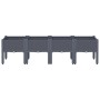 Jardinera con patas PP azul gris 160x40x42 cm by vidaXL, Pots and planters - Ref: Foro24-367901, Price: 104,05 €, Discount: %