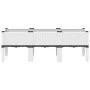 Jardinera con patas PP blanco 120x40x42 cm by vidaXL, Pots and planters - Ref: Foro24-367899, Price: 64,05 €, Discount: %