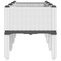 Blumenkasten mit weißen PP-Beinen 120x40x42 cm von vidaXL, Töpfe und Pflanzgefäße - Ref: Foro24-367899, Preis: 65,09 €, Rabat...