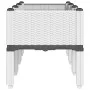 Jardinera con patas PP blanco 120x40x42 cm by vidaXL, Pots and planters - Ref: Foro24-367899, Price: 64,05 €, Discount: %