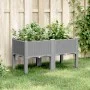 Pflanzgefäß mit hellgrauen PP-Beinen 80x40x42 cm von vidaXL, Töpfe und Pflanzgefäße - Ref: Foro24-367892, Preis: 59,98 €, Rab...