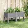 Pflanzgefäß mit hellgrauen PP-Beinen 80x40x42 cm von vidaXL, Töpfe und Pflanzgefäße - Ref: Foro24-367892, Preis: 63,72 €, Rab...
