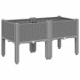 Pflanzgefäß mit hellgrauen PP-Beinen 80x40x42 cm von vidaXL, Töpfe und Pflanzgefäße - Ref: Foro24-367892, Preis: 63,72 €, Rab...