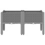 Pflanzgefäß mit hellgrauen PP-Beinen 80x40x42 cm von vidaXL, Töpfe und Pflanzgefäße - Ref: Foro24-367892, Preis: 63,72 €, Rab...