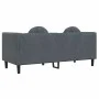 Zweiplätziges Sofa mit dunkelgrauen Samtkissen. von vidaXL, Sofas - Ref: Foro24-372633, Preis: 195,21 €, Rabatt: %