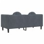 Zweiplätziges Sofa mit dunkelgrauen Samtkissen. von vidaXL, Sofas - Ref: Foro24-372633, Preis: 198,17 €, Rabatt: %