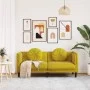 Zweisitzer-Sofa mit gelben Samtkissen. von vidaXL, Sofas - Ref: Foro24-372638, Preis: 239,45 €, Rabatt: %