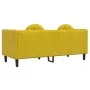 Zweisitzer-Sofa mit gelben Samtkissen. von vidaXL, Sofas - Ref: Foro24-372638, Preis: 239,45 €, Rabatt: %