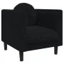 Sessel mit schwarzem Samtkissen von vidaXL, Sofas - Ref: Foro24-372627, Preis: 172,21 €, Rabatt: %