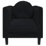 Sessel mit schwarzem Samtkissen von vidaXL, Sofas - Ref: Foro24-372627, Preis: 172,21 €, Rabatt: %