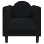 Sillón con cojín terciopelo negro by vidaXL, Sofas - Ref: Foro24-372627, Price: 201,07 €, Discount: %