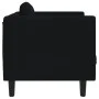 Sessel mit schwarzem Samtkissen von vidaXL, Sofas - Ref: Foro24-372627, Preis: 172,21 €, Rabatt: %