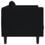 Sillón con cojín terciopelo negro by vidaXL, Sofas - Ref: Foro24-372627, Price: 201,07 €, Discount: %