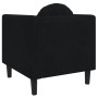Sillón con cojín terciopelo negro by vidaXL, Sofas - Ref: Foro24-372627, Price: 201,07 €, Discount: %