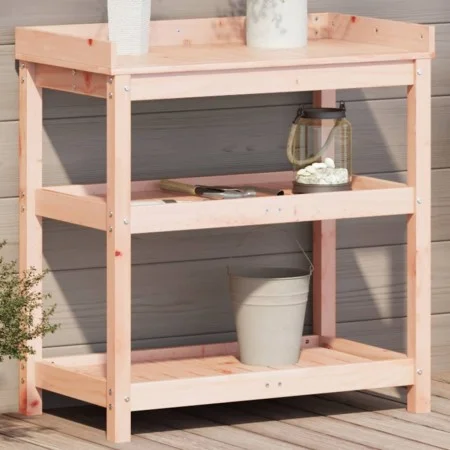 Mesa de plantación con estantes madera Douglas 82,5x45x86,5 cm by vidaXL, Pot stands - Ref: Foro24-832435, Price: 104,76 €, D...