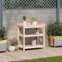 Mesa de plantación con estantes madera Douglas 82,5x45x86,5 cm by vidaXL, Pot stands - Ref: Foro24-832435, Price: 104,76 €, D...