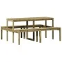 Mesa de pícnic madera pino impregnada 160x134x75 cm by vidaXL, Garden tables - Ref: Foro24-832566, Price: 132,46 €, Discount: %
