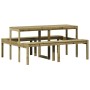 Picknicktisch aus imprägniertem Kiefernholz 160x134x75 cm von vidaXL, Gartentische - Ref: Foro24-832566, Preis: 163,13 €, Rab...