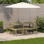 Picknicktisch aus imprägniertem Kiefernholz 160x134x75 cm von vidaXL, Gartentische - Ref: Foro24-832566, Preis: 163,13 €, Rab...