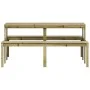 Mesa de pícnic madera pino impregnada 160x134x75 cm by vidaXL, Garden tables - Ref: Foro24-832566, Price: 132,46 €, Discount: %