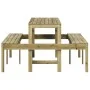 Mesa de pícnic madera pino impregnada 160x134x75 cm by vidaXL, Garden tables - Ref: Foro24-832566, Price: 132,46 €, Discount: %