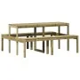 Mesa de pícnic madera pino impregnada 160x134x75 cm by vidaXL, Garden tables - Ref: Foro24-832566, Price: 132,46 €, Discount: %