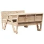 Mesa de pícnic para niños madera maciza de pino 88x122x58 cm de vidaXL, Mesas de jardín - Ref: Foro24-832601, Precio: 105,58 ...
