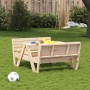 Massivholz-Picknicktisch für Kinder aus Kiefer 88x122x58 cm von vidaXL, Gartentische - Ref: Foro24-832601, Preis: 125,46 €, R...