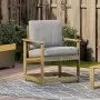 Silla de jardín madera de pino impregnada 62x56x77 cm de vidaXL, Sofás modulares de exterior - Ref: Foro24-832629, Precio: 66...