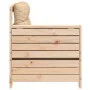 Sofá de jardín con reposabrazos y cojín madera maciza de pino by vidaXL, Modular outdoor sofas - Ref: Foro24-844913, Price: 8...