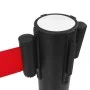 Airport type tape barrier with black steel supports by vidaXL, Safety barriers - Ref: Foro24-51161, Price: 73,18 €, Discount: %