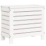 Gartenhocker aus massivem weißem Kiefernholz 62x31,5x52 cm von vidaXL, Modulare Sofas für den Außenbereich - Ref: Foro24-8448...