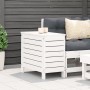 Taburete de jardín madera maciza de pino blanco 62x31,5x52 cm by vidaXL, Modular outdoor sofas - Ref: Foro24-844889, Price: 6...