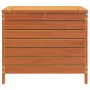Taburete de jardín madera de pino marrón cera 62x63,5x53,5 cm by vidaXL, Modular outdoor sofas - Ref: Foro24-844905, Price: 8...