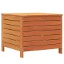 Gartenhocker aus Kiefernholz, braun gewachst, 62x63,5x53,5 cm. von vidaXL, Modulare Sofas für den Außenbereich - Ref: Foro24-...