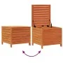 Gartenhocker aus Kiefernholz, braun gewachst, 62x63,5x53,5 cm. von vidaXL, Modulare Sofas für den Außenbereich - Ref: Foro24-...