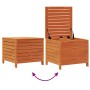 Taburete de jardín madera de pino marrón cera 62x63,5x53,5 cm by vidaXL, Modular outdoor sofas - Ref: Foro24-844905, Price: 8...