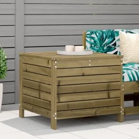Gartenhocker aus imprägniertem Kiefernholz 62x63,5x53,5 cm von vidaXL, Modulare Sofas für den Außenbereich - Ref: Foro24-8449...