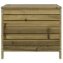 Gartenhocker aus imprägniertem Kiefernholz 62x63,5x53,5 cm von vidaXL, Modulare Sofas für den Außenbereich - Ref: Foro24-8449...