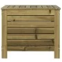 Gartenhocker aus imprägniertem Kiefernholz 62x63,5x53,5 cm von vidaXL, Modulare Sofas für den Außenbereich - Ref: Foro24-8449...