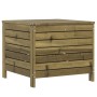 Gartenhocker aus imprägniertem Kiefernholz 62x63,5x53,5 cm von vidaXL, Modulare Sofas für den Außenbereich - Ref: Foro24-8449...