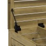 Taburete de jardín madera de pino impregnada 62x63,5x53,5 cm by vidaXL, Modular outdoor sofas - Ref: Foro24-844907, Price: 79...