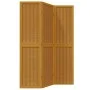 Biombo separador de 3 paneles madera maciza paulownia marrón by vidaXL, Room dividers - Ref: Foro24-358813, Price: 83,22 €, D...