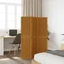 Biombo separador de 3 paneles madera maciza paulownia marrón by vidaXL, Room dividers - Ref: Foro24-358813, Price: 83,22 €, D...