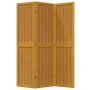 Biombo separador de 3 paneles madera maciza paulownia marrón by vidaXL, Room dividers - Ref: Foro24-358813, Price: 83,22 €, D...