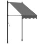 Toldo retráctil de tela y acero gris antracita 100x150 cm by vidaXL, Awnings - Ref: Foro24-368736, Price: 81,36 €, Discount: %